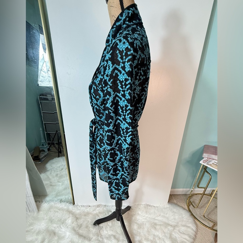 #577 PER SE Patterned Blazer size 2 - Picture 3 of 14